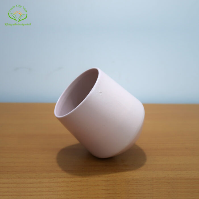 Chậu sứ tròn đáy bầu - CM005