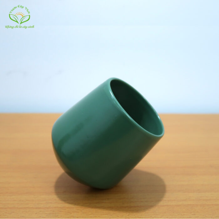 Chậu sứ tròn đáy bầu - CM005