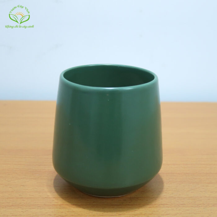 Chậu sứ tròn đáy bầu - CM005