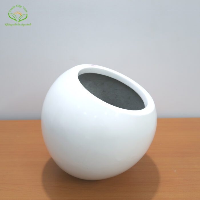 Chậu composite bầu tròn - CP001